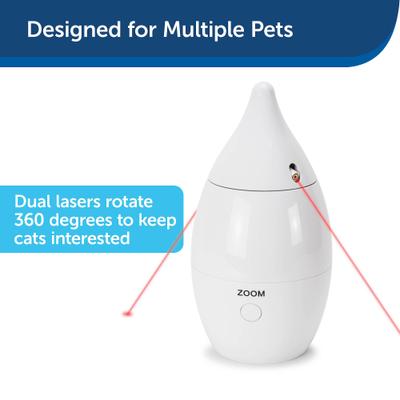 Show full view: PetSafe Zoom Rotating Laser Cat Toy slide 8 of 11