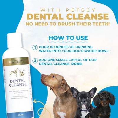 Show full view: PetScy Dental Cleanse Dog & Cat Tartar Remover, 8-oz bottle slide 6 of 8