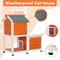 Show in main carousel: Petsfit 2-Story Elevated Wooden Outdoor Cat House, Orange slide 4 of 7