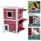 Show in main carousel: Petsfit 2-Story Weatherproof Outdoor Cat House, Red slide 4 of 7