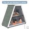 Show in main carousel: Petsfit 3 Door Insulated Wooden Outdoor Cat House, Grey slide 7 of 9