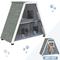 Show in main carousel: Petsfit 3 Door Insulated Wooden Outdoor Cat House, Grey slide 5 of 9