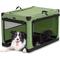 Show in main carousel: Petsfit 3 Mesh Door Collapsible Soft-Sided Dog Kennel, Green, 36 inch slide 1 of 10