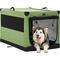 Show in main carousel: Petsfit 3 Mesh Door Collapsible Soft-Sided Dog Kennel, Green, 40 inch slide 1 of 9
