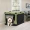 Show in main carousel: Petsfit 3 Mesh Door Collapsible Soft-Sided Dog Kennel, Green, 40 inch slide 7 of 9