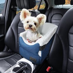 Petsfit Center Console Small Dog Car Booster Seat, Blue
