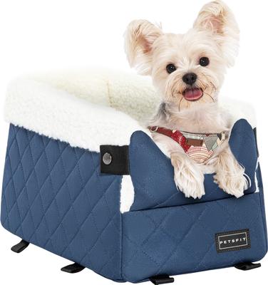 Show full view: Petsfit Center Console Small Dog Car Booster Seat, Blue slide 8 of 11