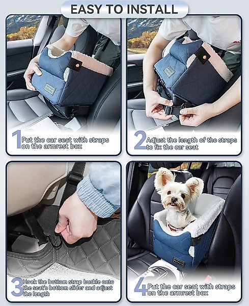 Petsfit Center Console Small Dog Car Booster Seat