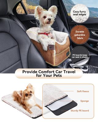 Show full view: Petsfit Center Console Small Dog Car Booster Seat, Coffee slide 5 of 11