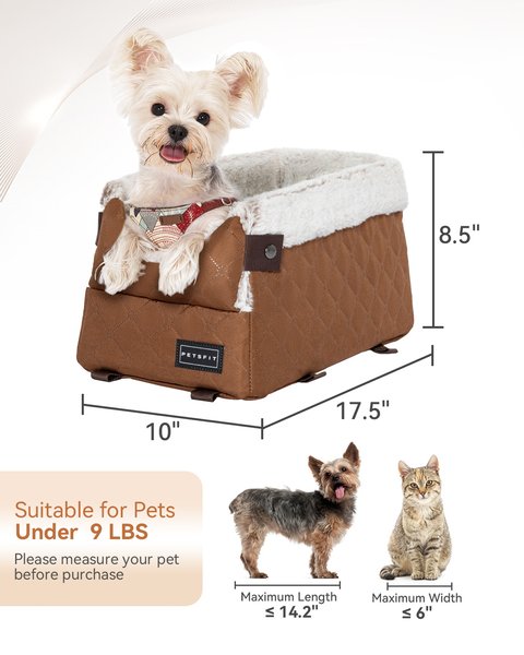 Petsfit Center Console Small Dog Car Booster Seat