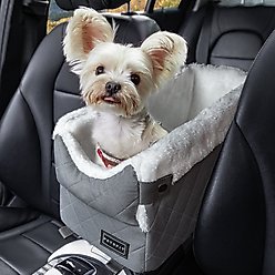 Petsfit Center Console Small Dog Car Booster Seat, Grey