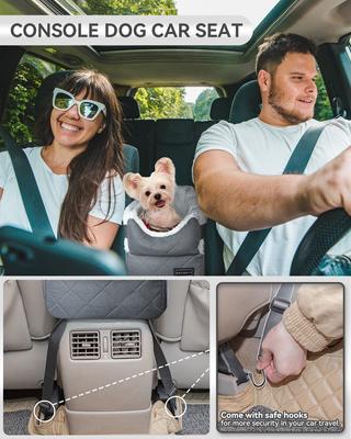 Petsfit Center Console Small Dog Car Booster Seat