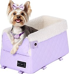 Petsfit Center Console Small Dog Car Booster Seat, Purple slide 2 of 8