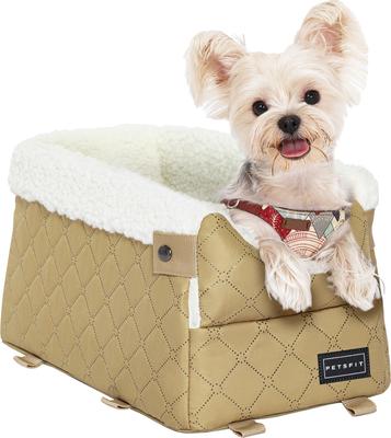 Show full view: Petsfit Center Console Small Dog Car Booster Seat, Yellow slide 9 of 12
