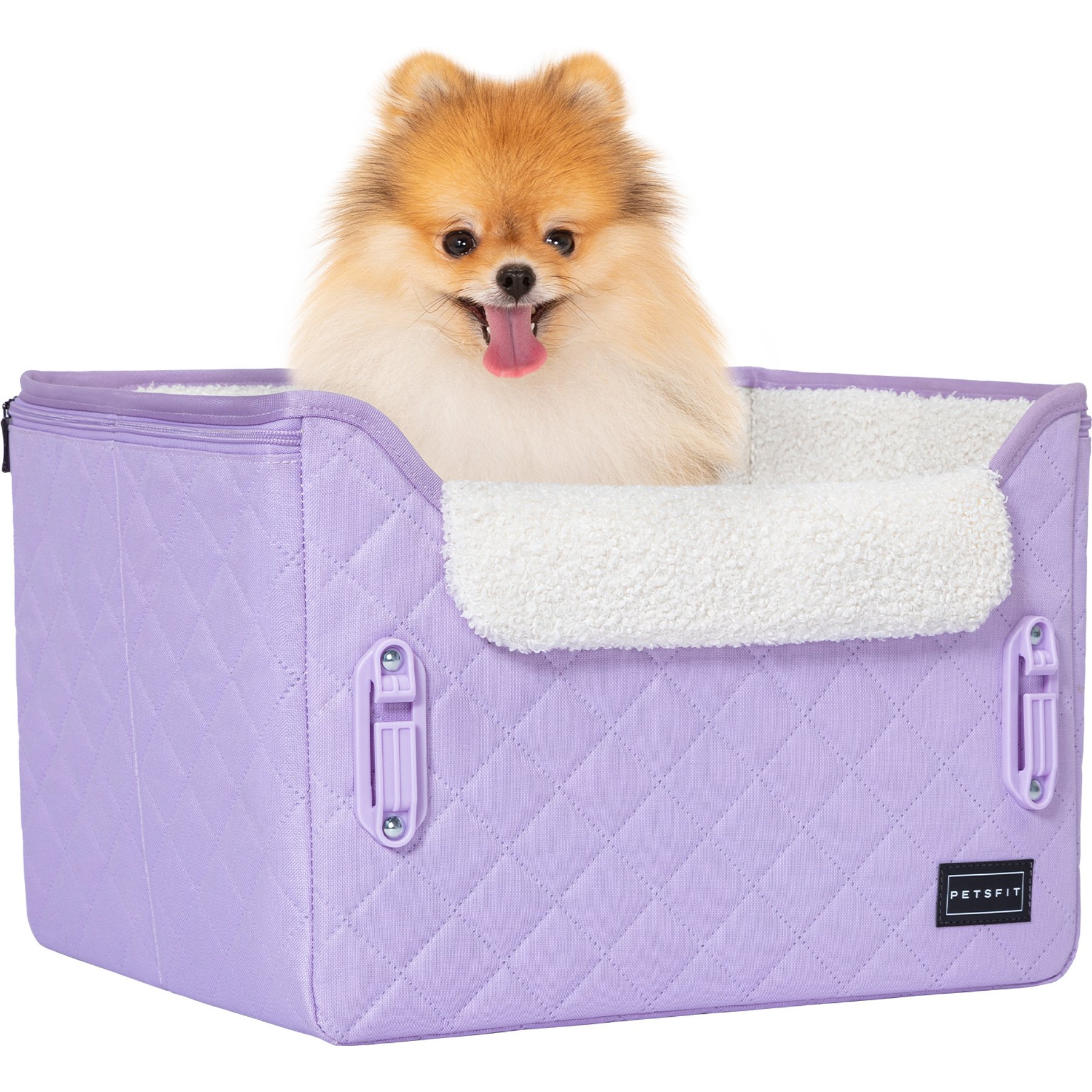 Petsfit Dog Car Booster Seat, Lavender Purple