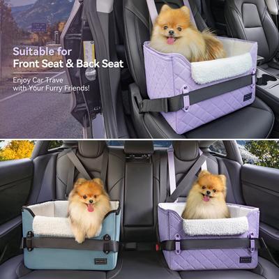Show full view: Petsfit Dog Car Booster Seat, Lavender Purple slide 8 of 10