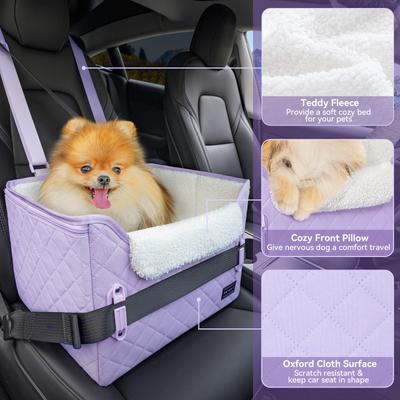 Show full view: Petsfit Dog Car Booster Seat, Lavender Purple slide 6 of 10