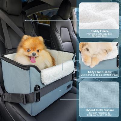 Show full view: Petsfit Dog Car Booster Seat, Mint Green slide 9 of 10