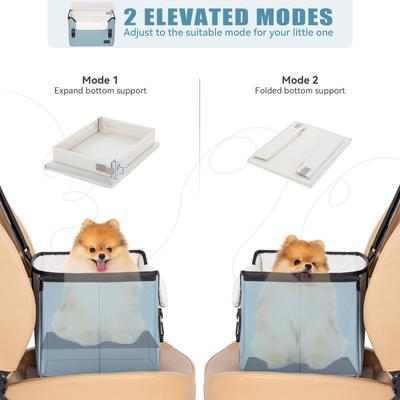 Show full view: Petsfit Dog Car Booster Seat, Mint Green slide 4 of 10