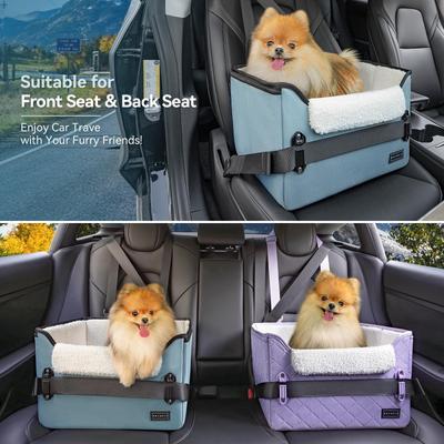 Show full view: Petsfit Dog Car Booster Seat, Mint Green slide 7 of 10