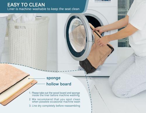 Show full view: Petsfit Dog Car Booster Seat, Washable Pad, Khaki, Medium slide 6 of 11