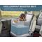 Show in main carousel: Petsfit Dog Car Booster Seat with Safety Belt, Washable Double-Sided Cushion & Storage Pocket, Gray, Small slide 3 of 11