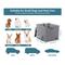 Show in main carousel: Petsfit Dog Car Booster Seat with Safety Belt, Washable Double-Sided Cushion & Storage Pocket, Gray, Small slide 8 of 11