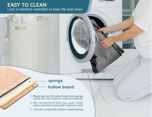 Show full view: Petsfit Dog Car Booster Seat with Washable Pad, Gray, Medium slide 5 of 10