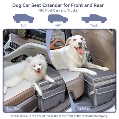 Show full view: Petsfit Dog Seat Extender, Gray, Standard slide 2 of 6