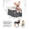 Show in main carousel: Petsfit Dog Small Car Booster Seat with Washable Cushion, Gray, Medium slide 3 of 9