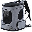 Show in main carousel: Petsfit Easy-Fit Airline Approved Backpack Dog & Cat Carrier, 13.5 x 12.5 x 17.5-in, Gray slide 1 of 10