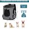 Show in main carousel: Petsfit Easy-Fit Airline Approved Backpack Dog & Cat Carrier, 13.5 x 12.5 x 17.5-in, Gray slide 2 of 11