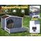 Show in main carousel: Petsfit Elevated Floor Wooden Outdoor Dog House, Blue, Large: 45-in slide 4 of 7