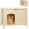 Show in main carousel: Petsfit Folding Cat Litter Box Enclosure, Burlywood, Small slide 1 of 7