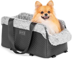 Petsfit Luxury Center Console Small Dog Car Booster Seat Carrier, Black slide 2 of 9