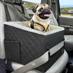 Petsfit Medium Dog Car Booster Seat, Black
