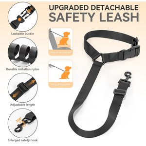 Petsfit Medium Dog Car Booster Seat, Black