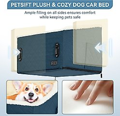 Petsfit Medium Dog Car Booster Seat, Blue slide 2 of 9