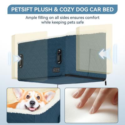 Show full view: Petsfit Medium Dog Car Booster Seat, Blue slide 6 of 11