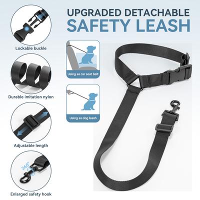 Show full view: Petsfit Medium Dog Car Booster Seat, Blue slide 5 of 11