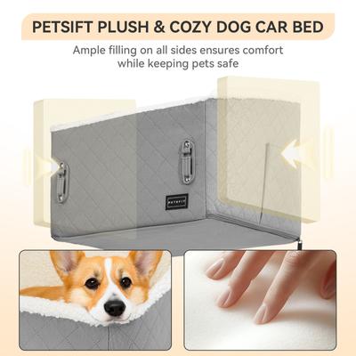 Show full view: Petsfit Medium Dog Car Booster Seat, Grey slide 6 of 11