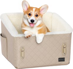 Petsfit Medium Dog Car Booster Seat, Khaki slide 2 of 9