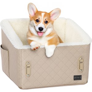 Petsfit Medium Dog Car Booster Seat, Khaki
