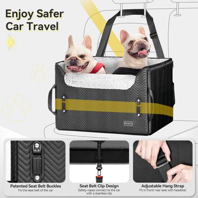 Show full view: Petsfit Medium Dog Car Booster Seat, Medium+, Black slide 5 of 11