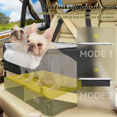 Show full view: Petsfit Medium Dog Car Booster Seat, Medium+, Black slide 4 of 11