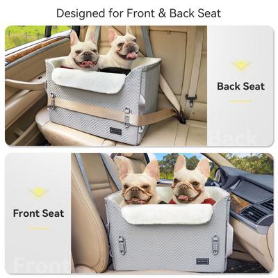 Show full view: Petsfit Medium Dog Car Booster Seat, Medium+, Gray slide 2 of 10