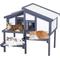 Show in main carousel: Petsfit Multi Cat Wooden Outdoor Cat House, Grey slide 1 of 7