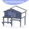 Show in main carousel: Petsfit Multi Cat Wooden Outdoor Cat House, Grey slide 3 of 7