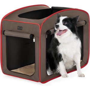 GOOPAWS 3-Door Collapsible Soft-Sided Dog & Cat Crate