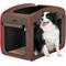 Show in main carousel: Petsfit Pop-Up 3-Door Collapsible Soft-Sided Dog Crate, Brown, Medium slide 1 of 7